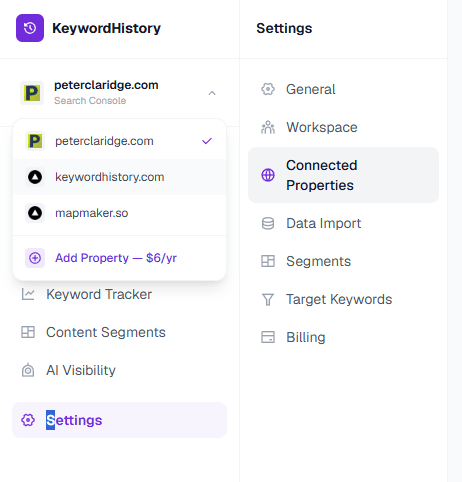 Profile switcher